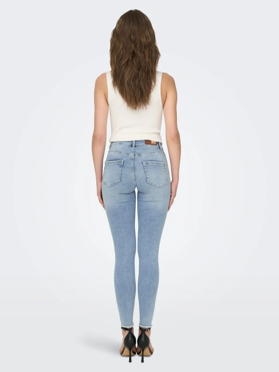 ONLBLUSH Middels høy midje Skinny Fit Ankellengde Jeans