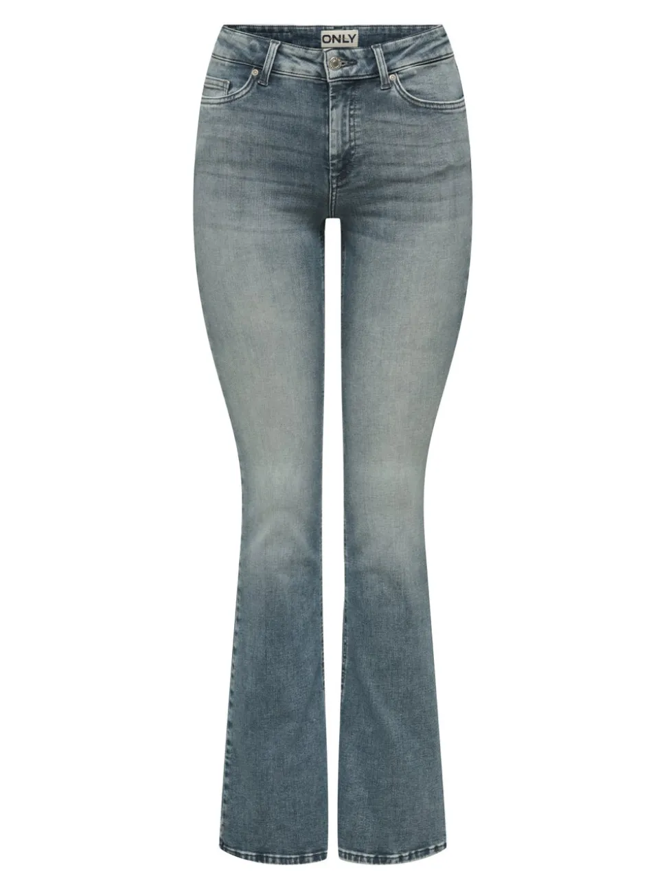 ONLBLUSH Middels høy midje Flared Fit Jeans