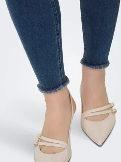 ONLBLUSH Middels høy midje Skinny Fit Ankellengde Jeans