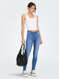 ONLBLUSH Middels høy midje Skinny Fit Jeans