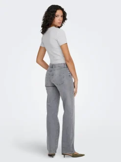 ONLBLUSH Middels høy midje Straight Fit Jeans