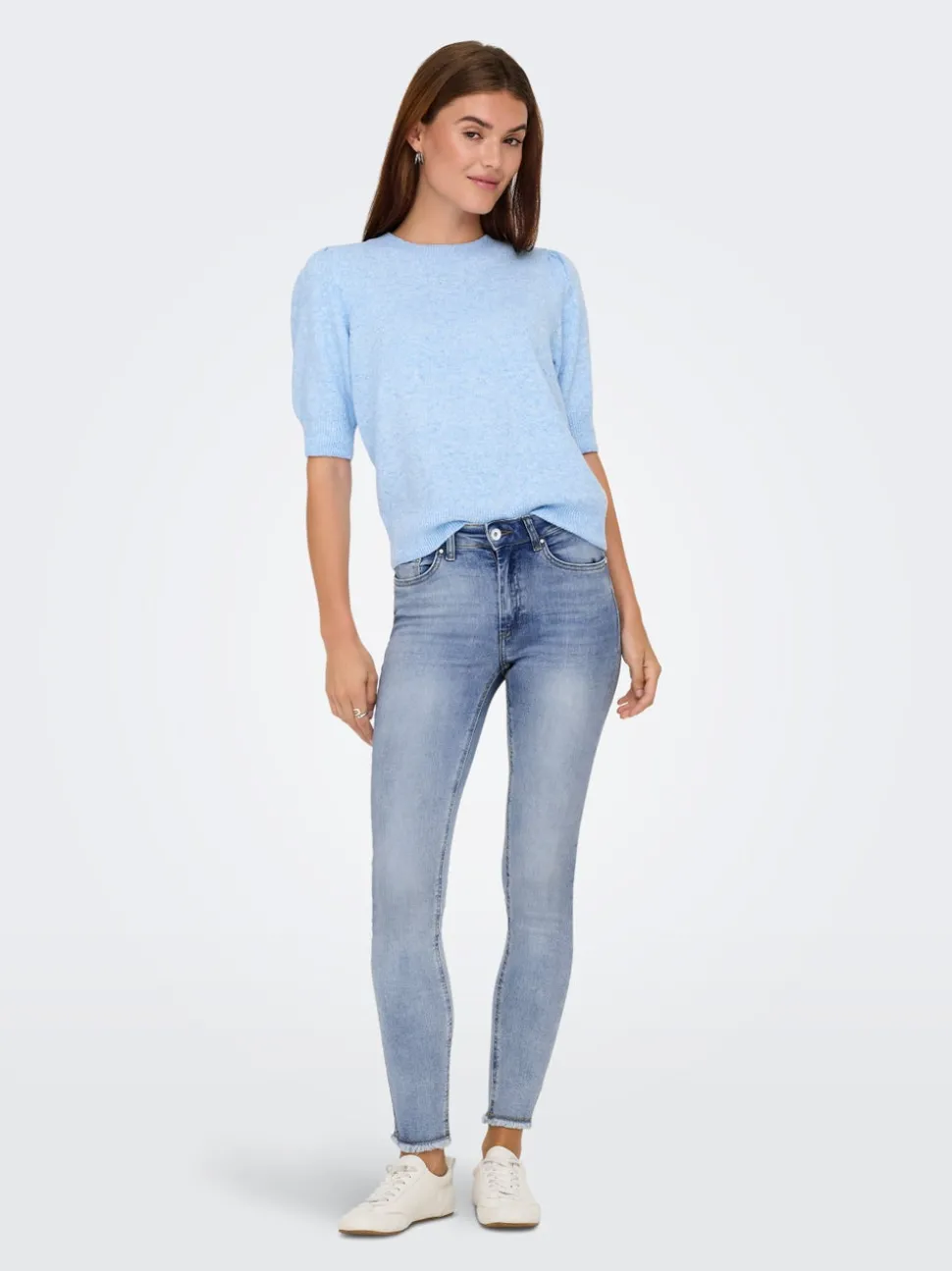 ONLBLUSH Middels høy midje Skinny Fit Ankellengde Jeans