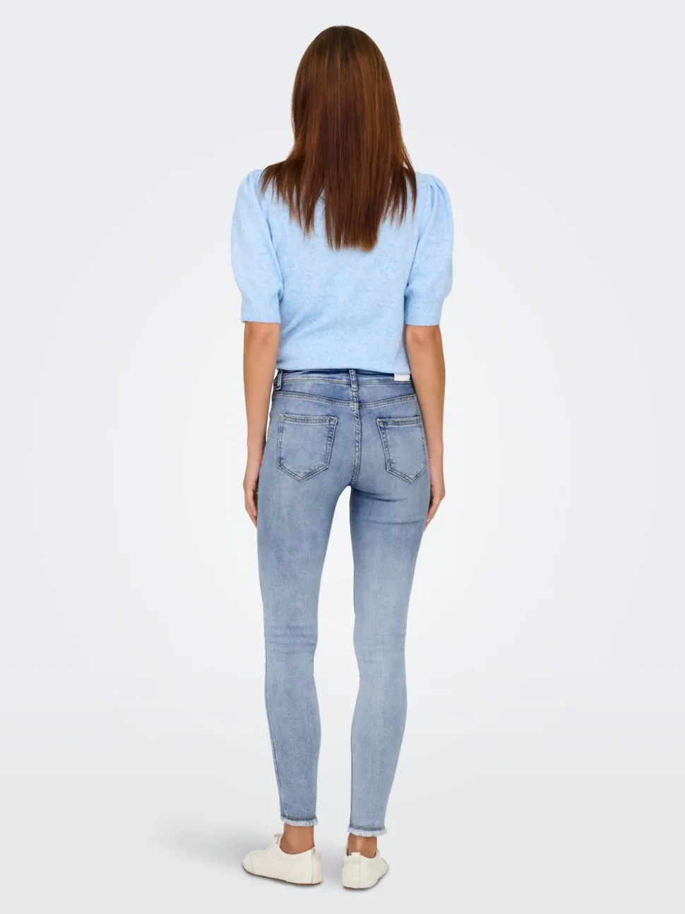 ONLBLUSH Middels høy midje Skinny Fit Ankellengde Jeans