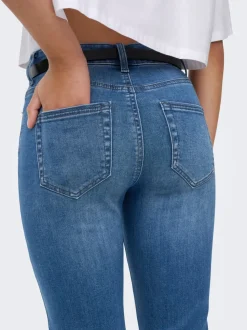 ONLBLUSH Middels høy midje Flared Fit Jeans