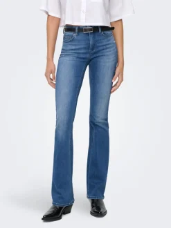ONLBLUSH Middels høy midje Flared Fit Jeans