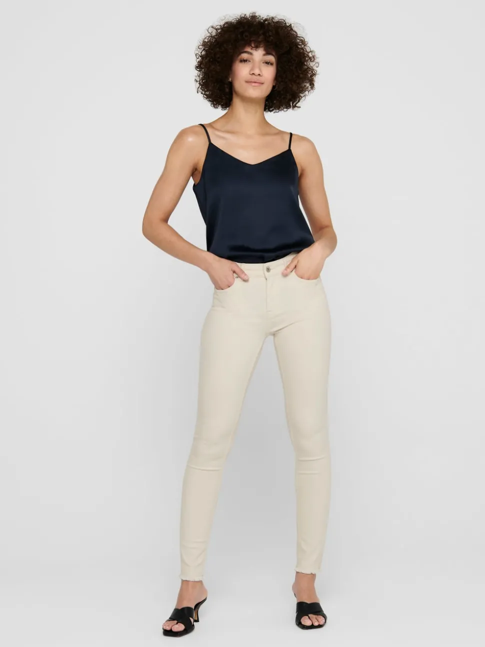 ONLBLUSH Middels høy midje Skinny Fit Ankellengde Jeans