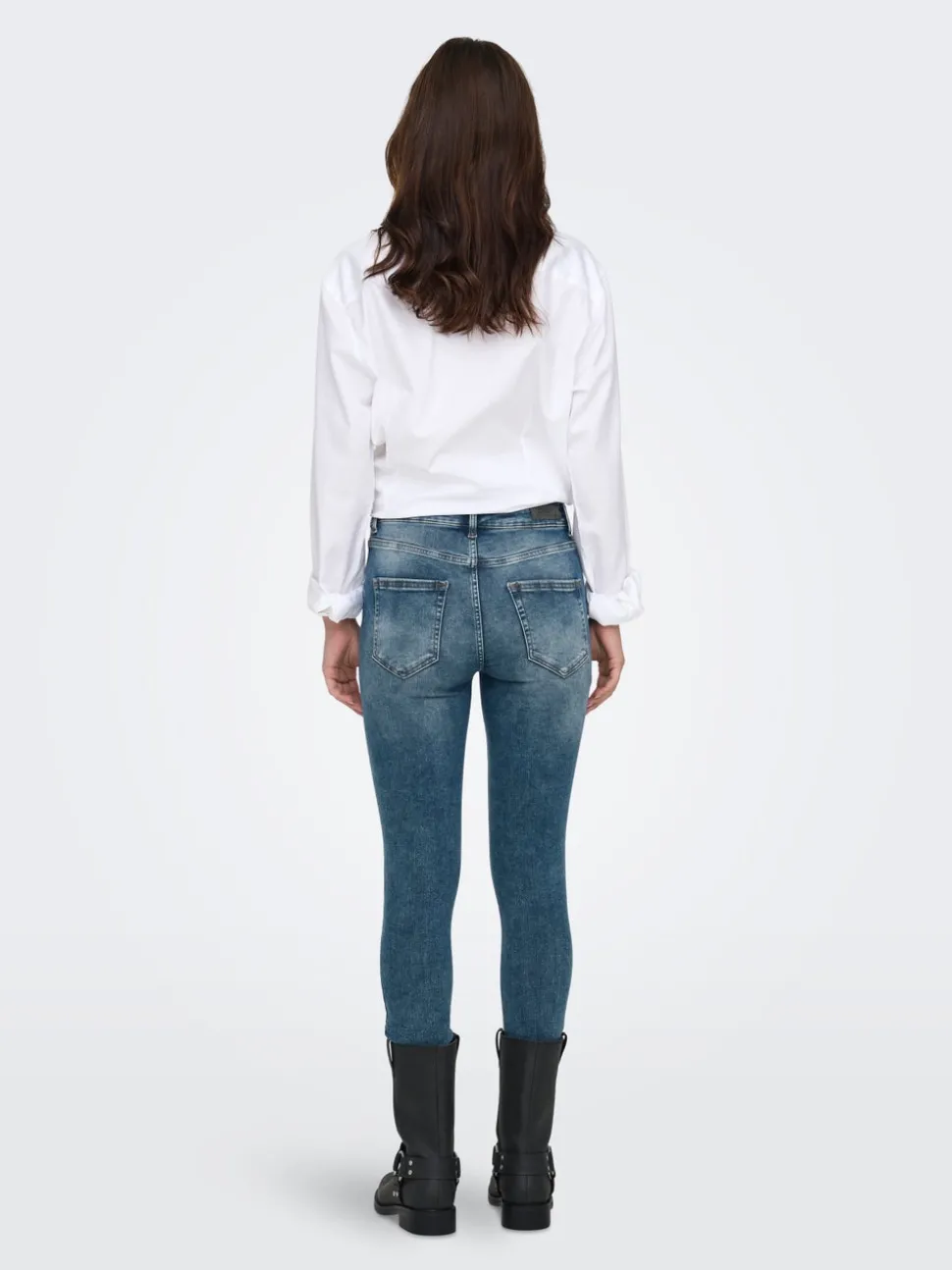 ONLBLUSH Middels høy midje Skinny Fit Ankellengde Jeans