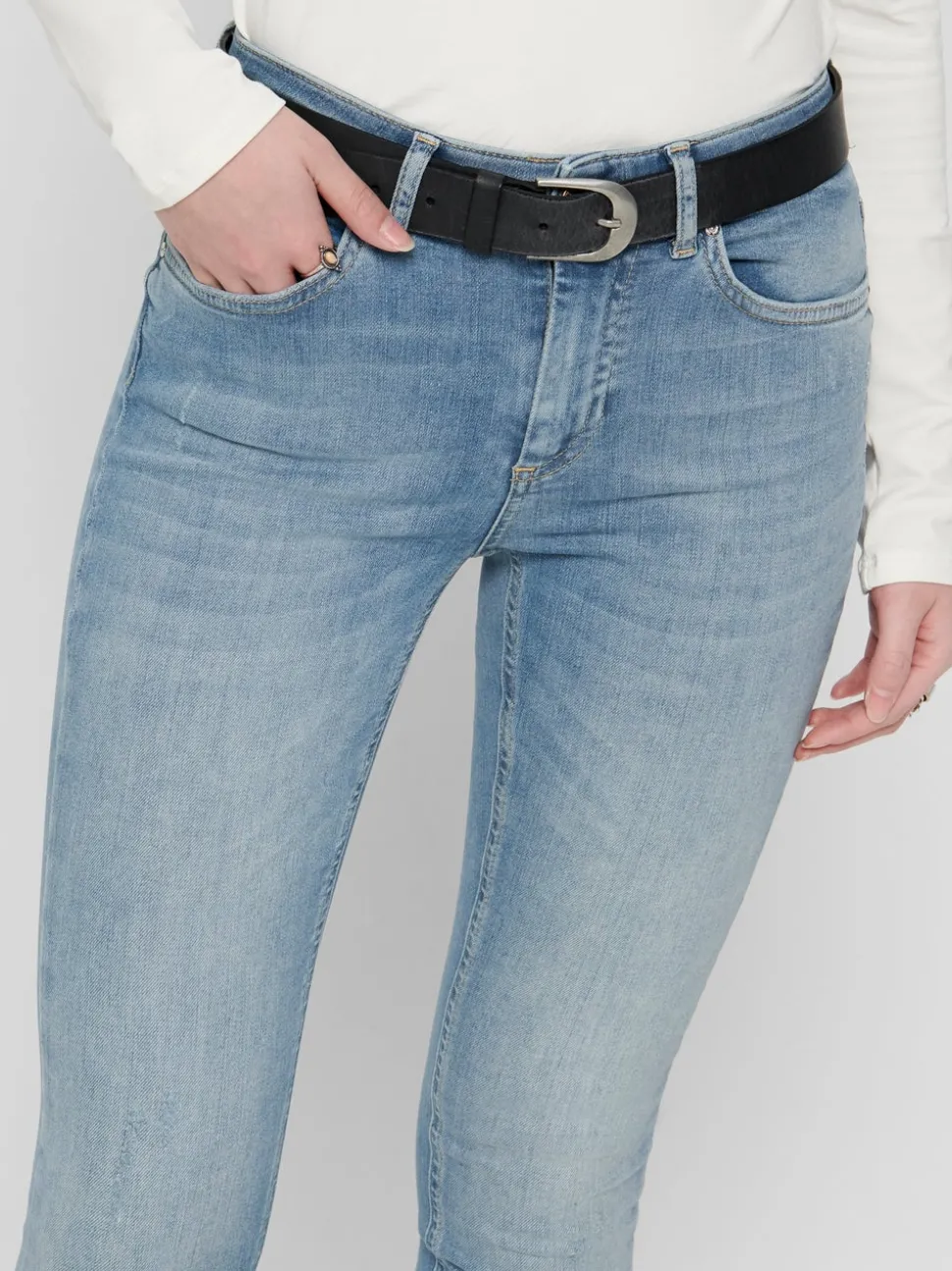 ONLBLUSH Middels høyt snitt Skinny Fit Ankellengde Jeans