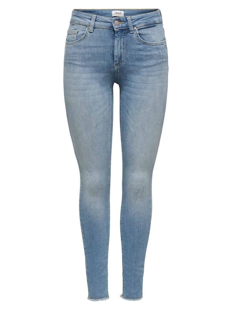 ONLBLUSH Middels høyt snitt Skinny Fit Ankellengde Jeans