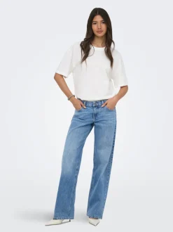 ONLBRENDA Lav midje Wide Leg Fit Jeans