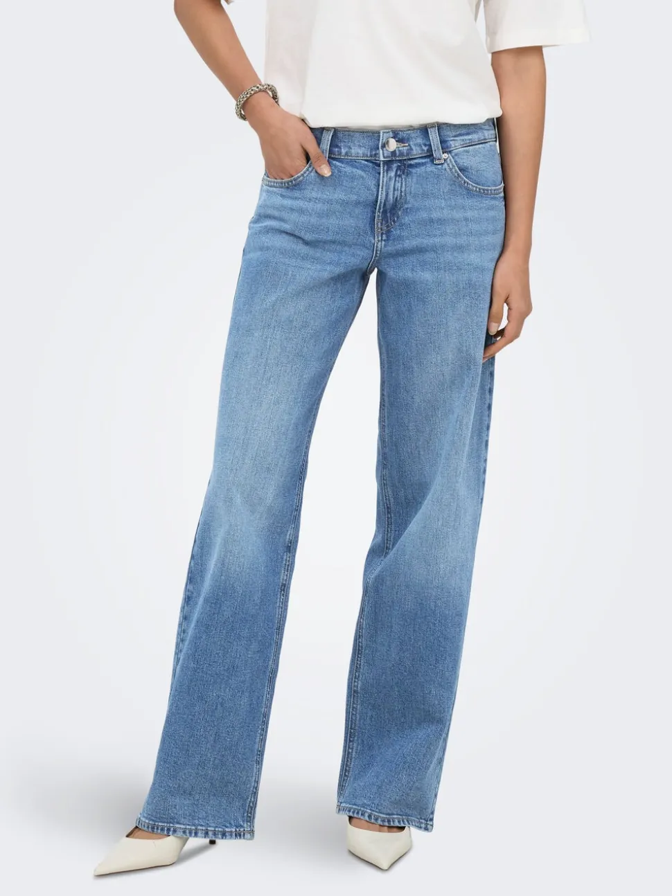 ONLBRENDA Lav midje Wide Leg Fit Jeans