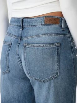 ONLBRITNEY Lav midje Straight Fit Jeans