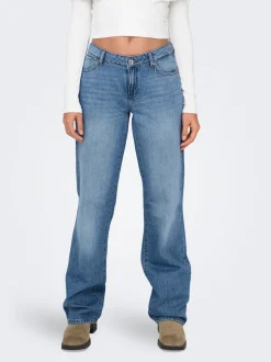 ONLBRITNEY Lav midje Straight Fit Jeans