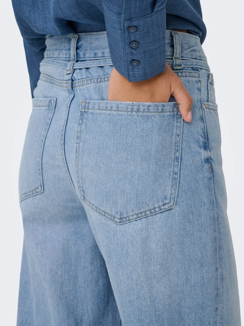 ONLBROOME Høy midje Wide Leg Fit Jeans