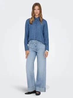 ONLBROOME Høy midje Wide Leg Fit Jeans