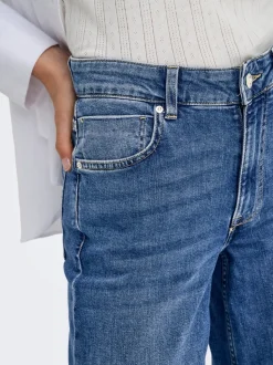 ONLCALIFORNIA Middels høy midje Wide Leg Fit Jeans