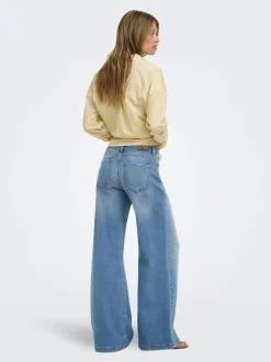 ONLCALIFORNIA Middels høy midje Wide Leg Fit Jeans