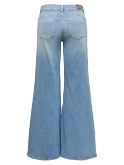 ONLCALIFORNIA Middels høy midje Wide Leg Fit Jeans