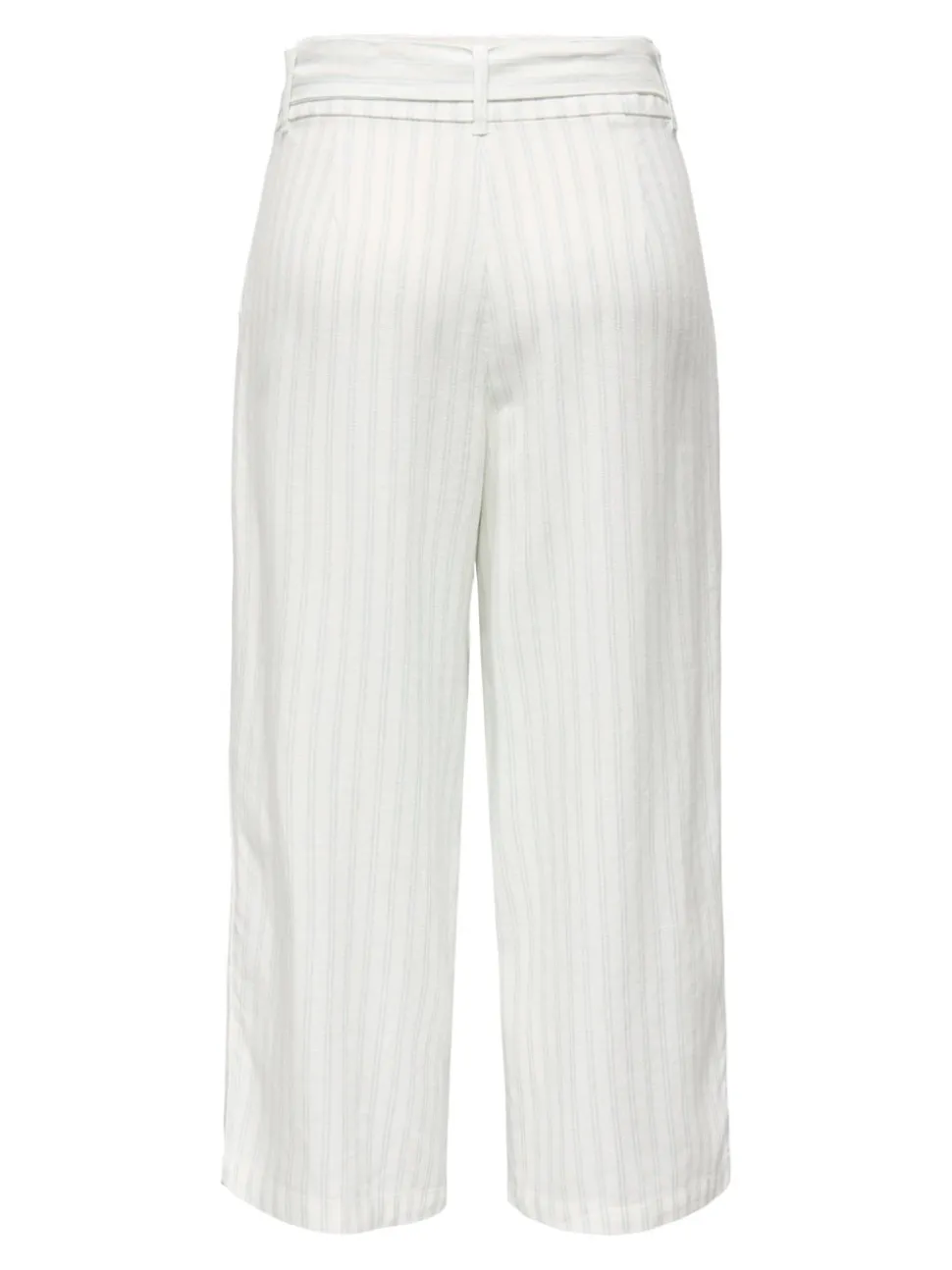 ONLCARO Cropped Fit Lin Bukser med vide ben