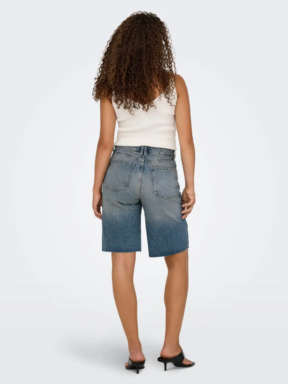 ONLCARO Høy midje Loose fit Denimshorts