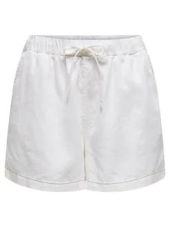 ONLCARO Middels høy midje Regular Fit Lin Shorts