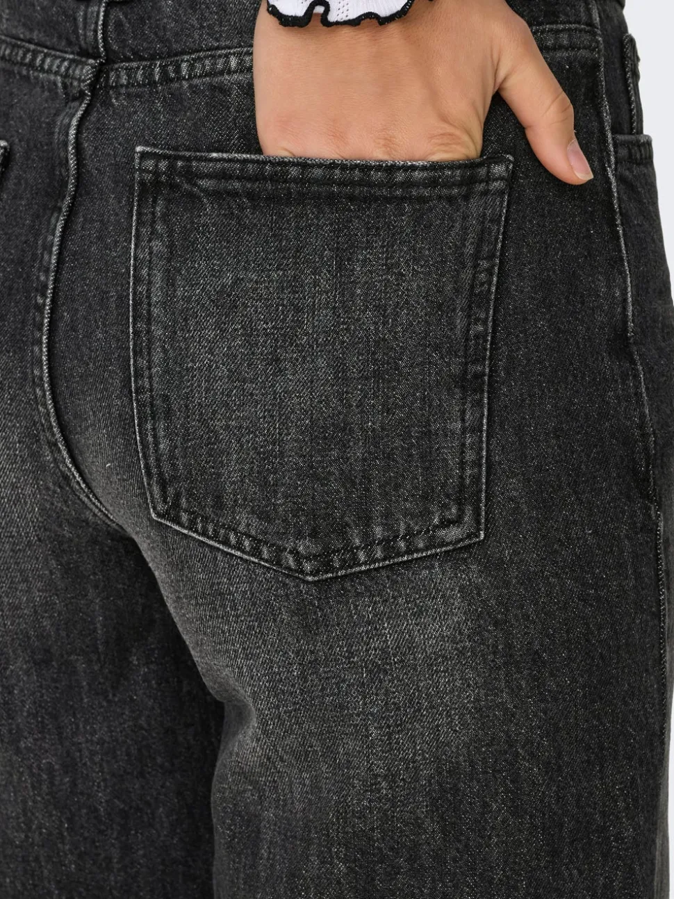 ONLCARO Middels høy midje Loose fit Denimshorts