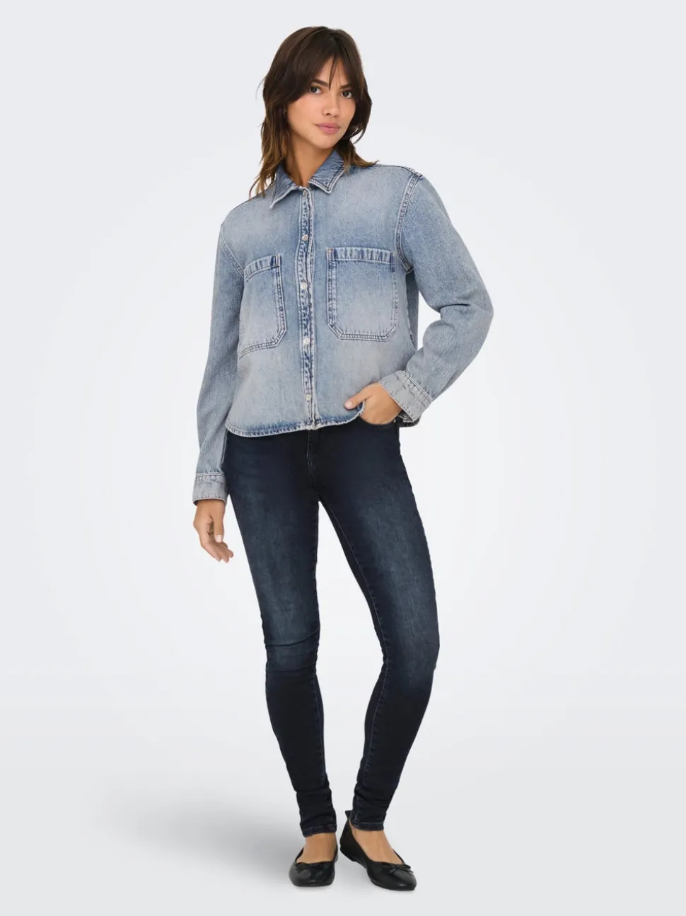 ONLCASSIE Denimskjorte