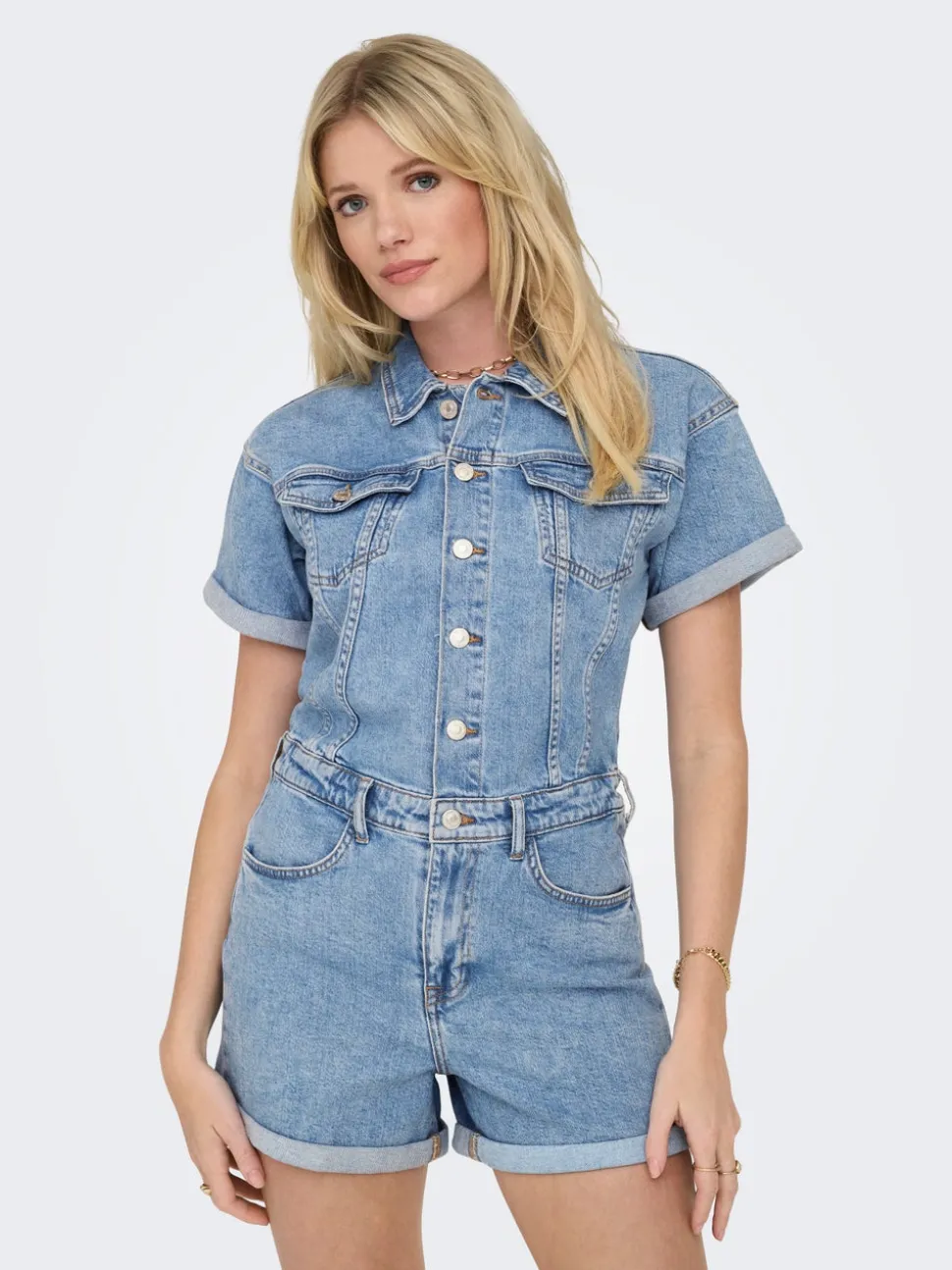 ONLCASTEL Regular Fit Jumpsuit i denim