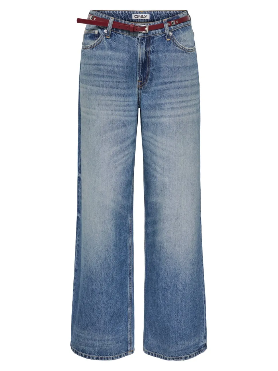ONLCHARLOT Middels høy midje Wide Leg Fit Jeans