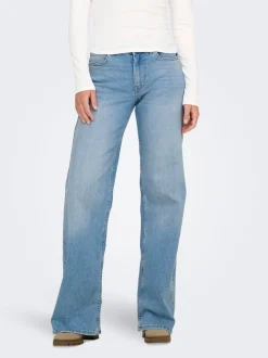 ONLCHRIS Middels høy midje Wide Leg Fit Jeans