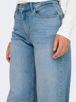 ONLCHRIS Middels høy midje Wide Leg Fit Jeans