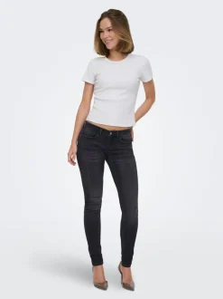 ONLCORAL Lav midje Skinny Fit Jeans