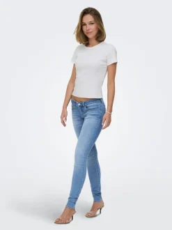 ONLCORAL Lav midje Skinny Fit Jeans