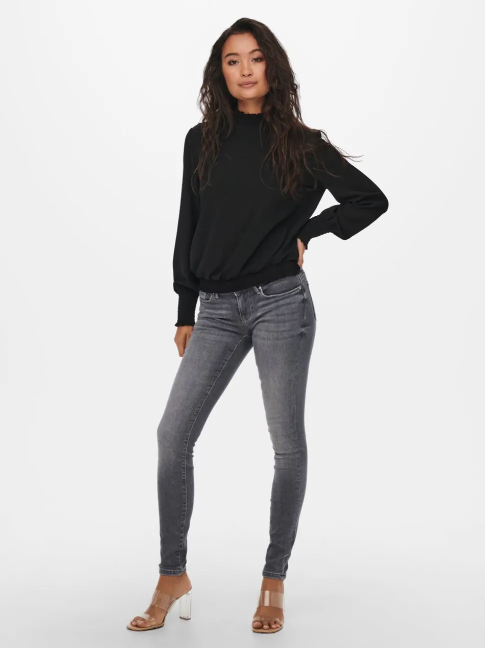ONLCORAL Superlav midje Skinny Fit Jeans