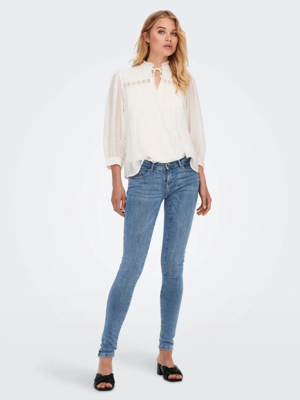 ONLCORAL Superlav midje Skinny Fit Jeans