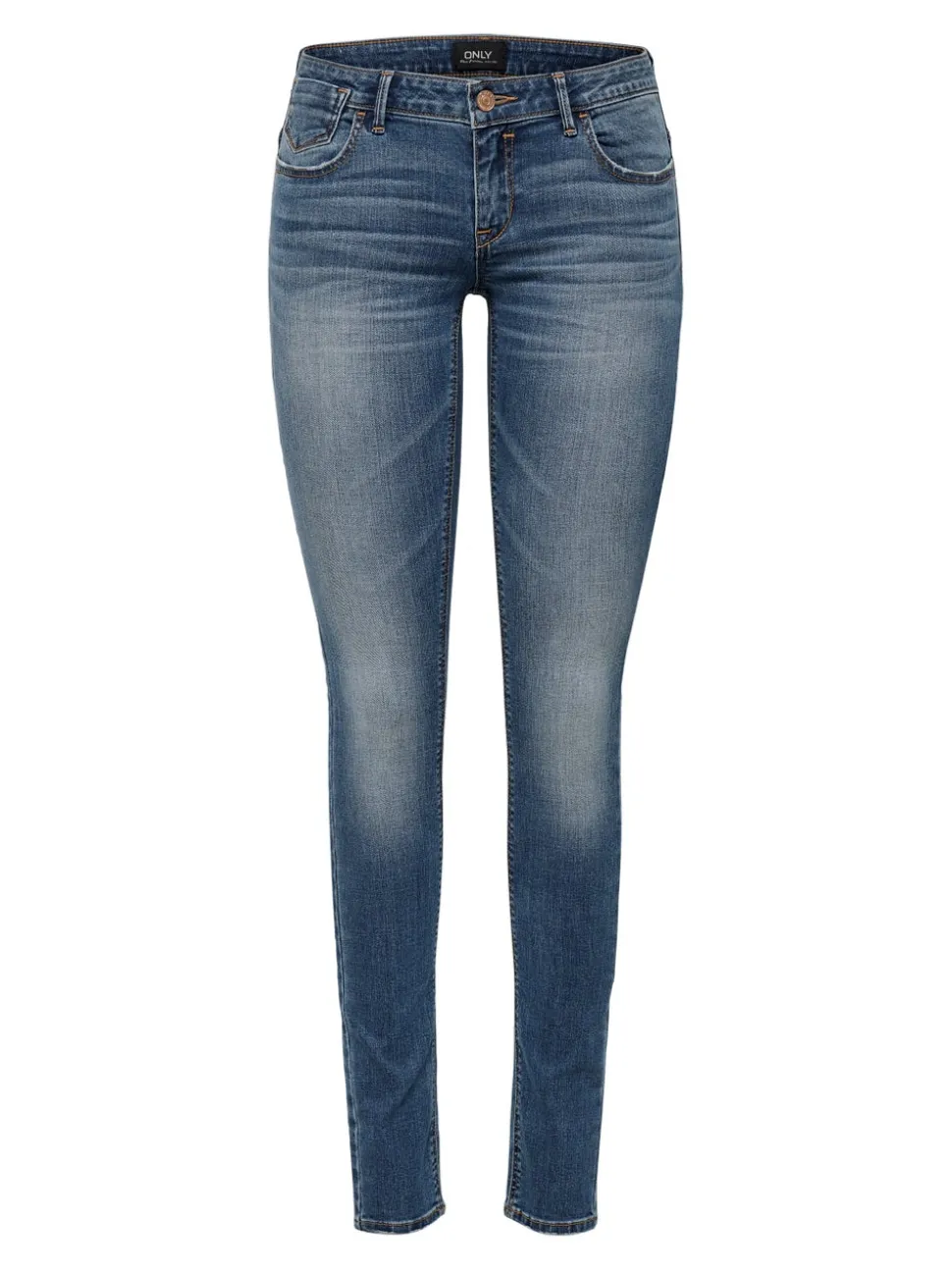 ONLCORAL Superlav midje Skinny Fit Jeans