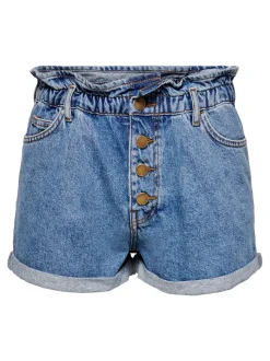 ONLCUBA Høy midje Relaxed Fit Denimshorts