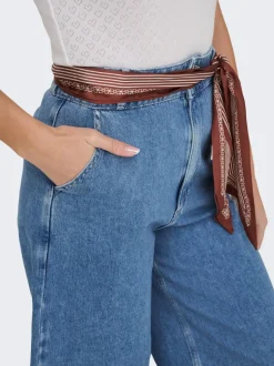 ONLDAVINA Middels høy midje Regular Fit Denimshorts
