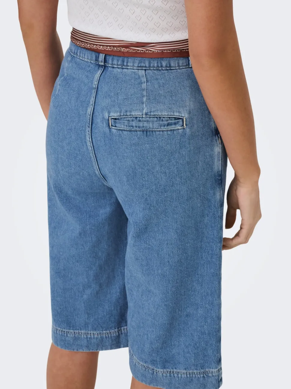 ONLDAVINA Middels høy midje Regular Fit Denimshorts