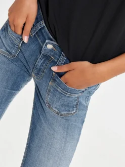 ONLEBBA Lav midje Slim Fit Jeans