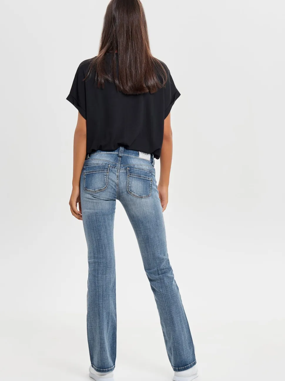 ONLEBBA Lav midje Slim Fit Jeans