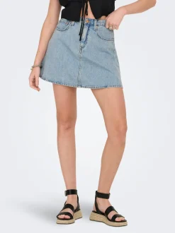 ONLEDEN Denim Denimskjørt Kort skjørt