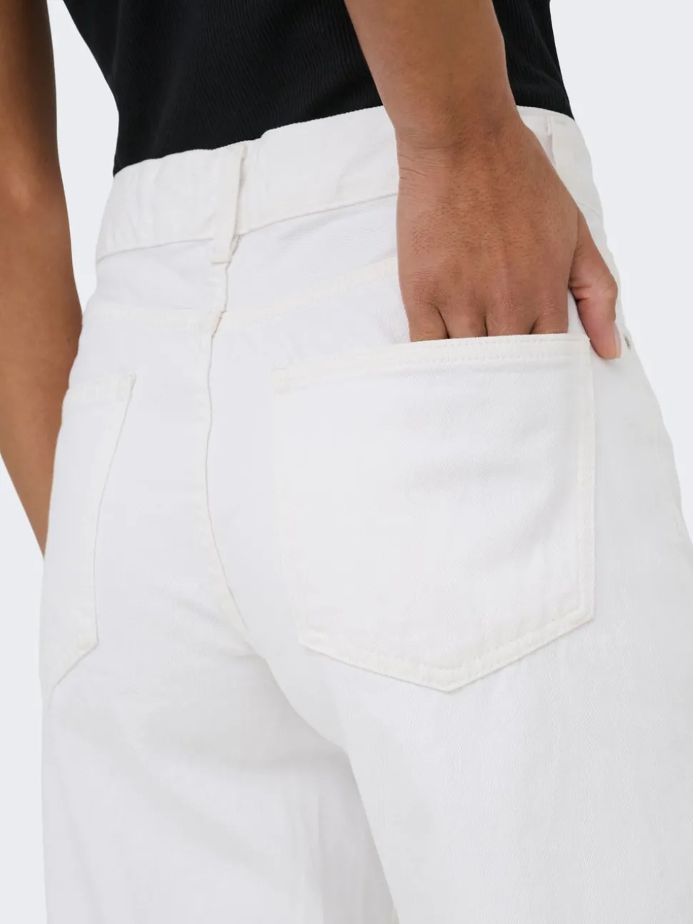 ONLELLA Middels høy midje Wide Leg Fit Jeans
