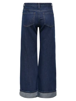 ONLELLA Middels høy midje Wide Leg Fit Jeans