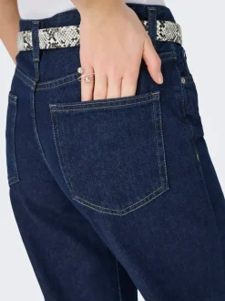 ONLELLA Middels høy midje Wide Leg Fit Jeans