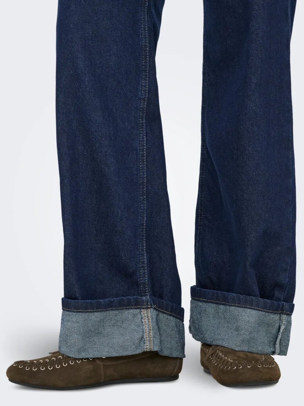 ONLELLA Middels høy midje Wide Leg Fit Jeans