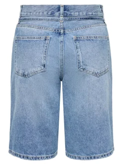 ONLELLA Middels høy midje Regular Fit Denimshorts