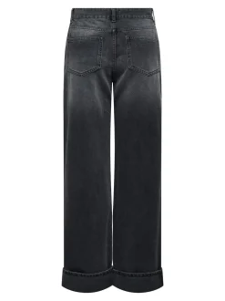 ONLELLA Middels høy midje Wide Leg Fit Jeans