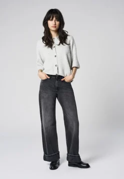 ONLELLA Middels høy midje Wide Leg Fit Jeans