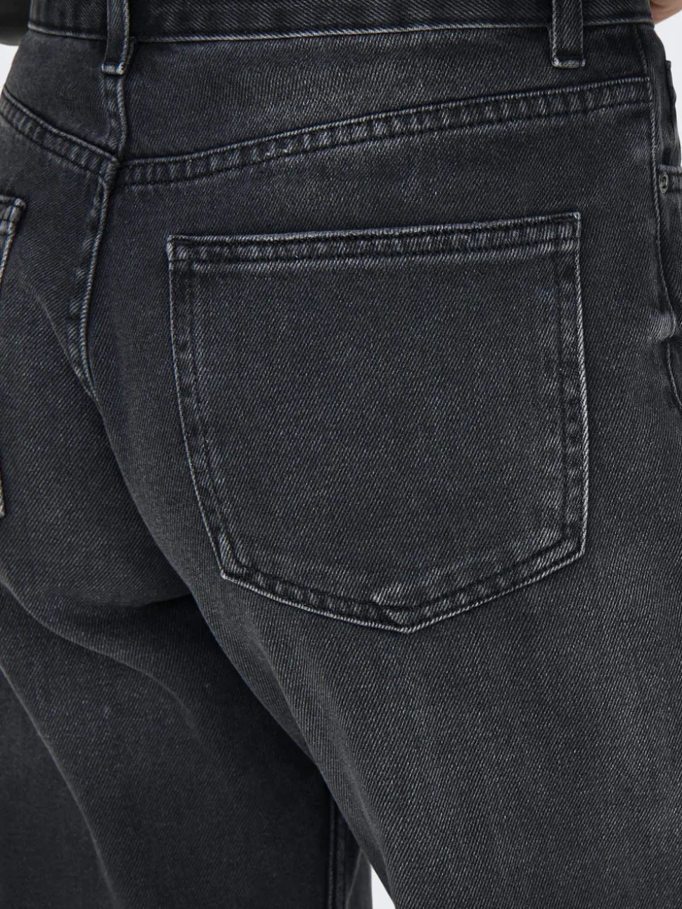 ONLELLA Middels høy midje Wide Leg Fit Jeans